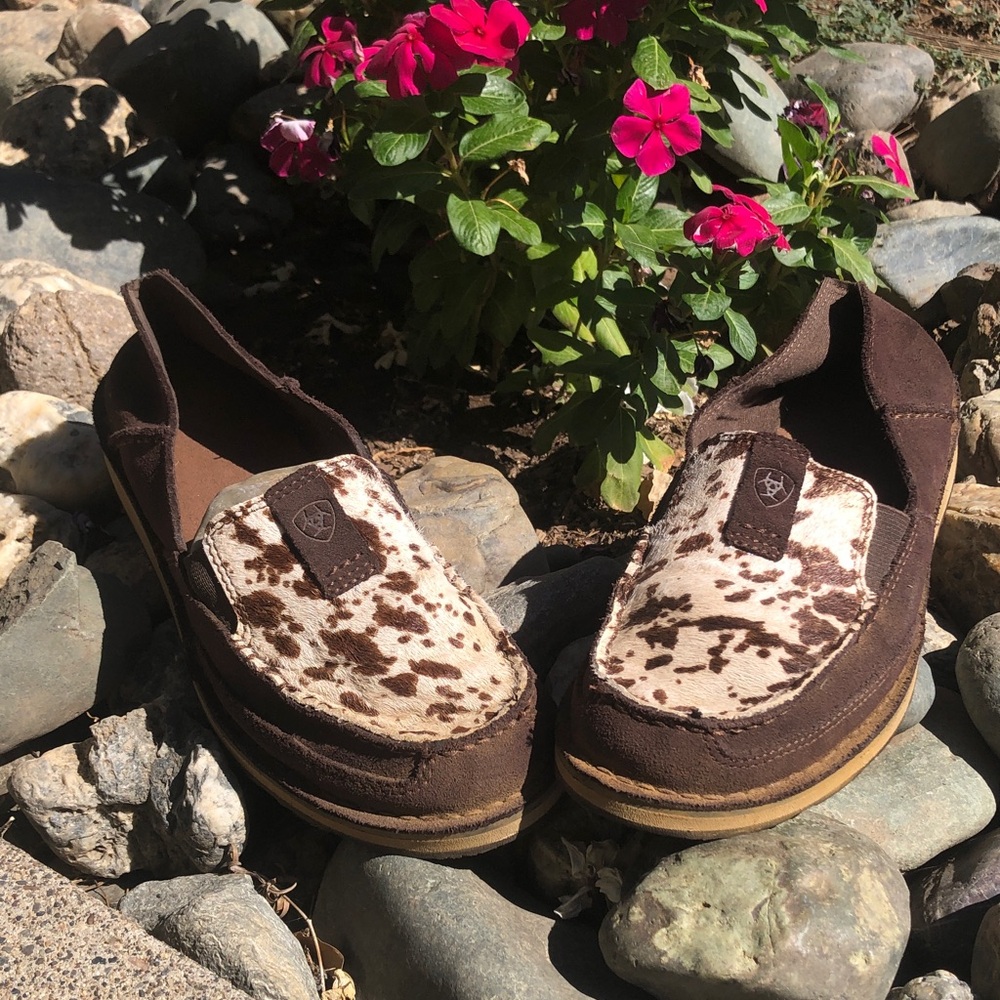 Ariat Brown and Cream Loafers